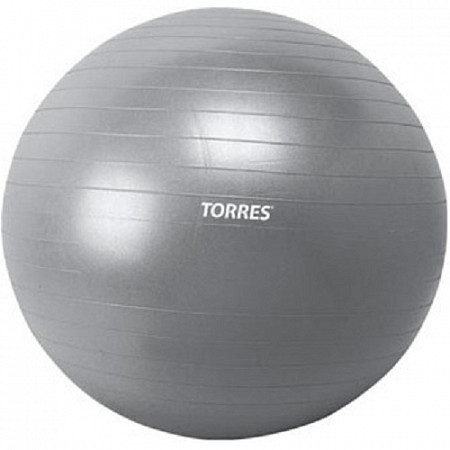 Мяч гимнастический, для фитнеса (фитбол) Torres AL100175 (75см) Silver
