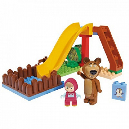 Конструктор Big Маша и Медведь, Бассейн, 29 дет 800057094