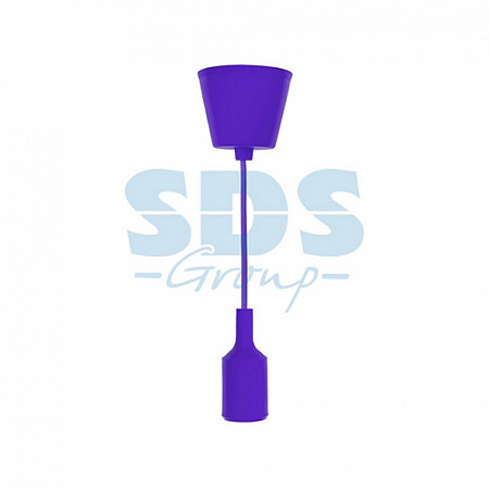 Патрон силиконовый Rexant E27 со шнуром 1 м violet 11-8887