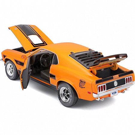 Машинка Maisto 1:18 1970 Ford Mustang Mach 1 (31453) orange