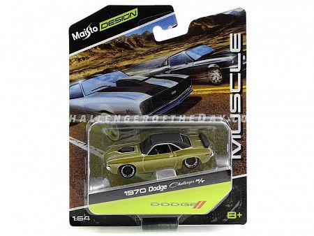 Машинка Maisto 1:64 1970 Dodge Challenger R/T (15494)
