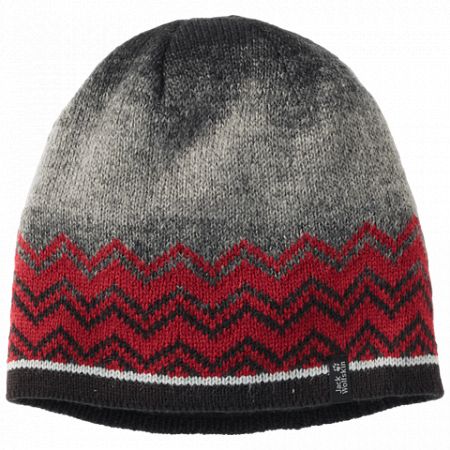 Шапка мужская Jack Wolfskin Nordic Shadow Cap dark lacquer red