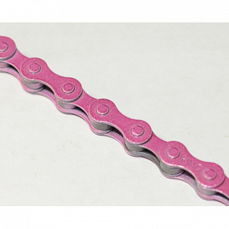Цепь KMC Z410 92L pink ZTB12329