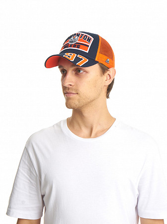 Бейсболка Atributika&Club NHL Edmonton Oilers 31340 blue/orange