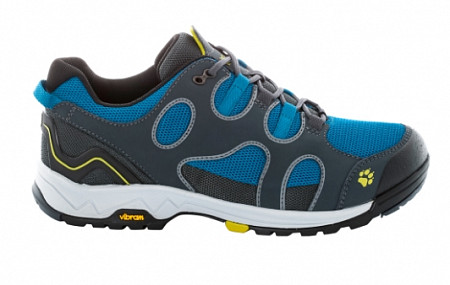 На картинке изображен Полуботинки Jack Wolfskin Crosswind Low M turquoise Полуботинки Jack Wolfskin Crosswind Low M turquoise