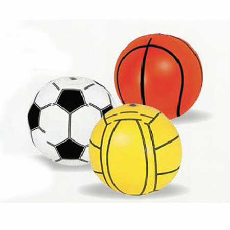 На картинке изображен Мяч пляжный надувной Jilong JL066018NPF Мяч пляжный надувной Jilong JL066018NPF