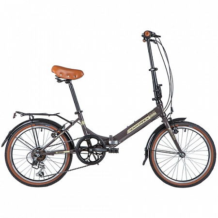 Велосипед Novatrack Aurora 20" (2020) 20FAURORA6S.BN20 brown