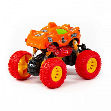 Автомобиль инерционный Полесье Монстр Ралли Акула 78858 orange