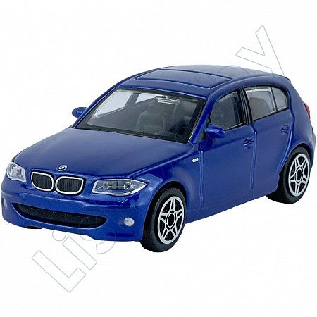 Машинка Bburago 1:43 BMW 1 Series (18-30000/18-30181) blue