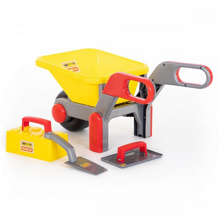 Тачка Полесье Construct №4 и Набор каменщика 38029