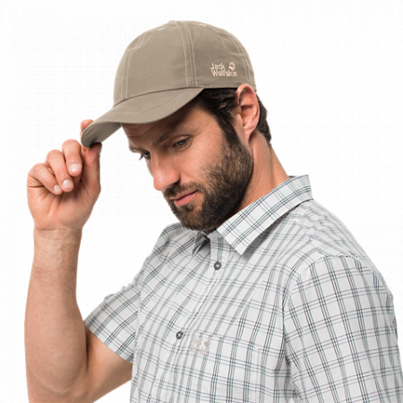 На картинке изображен Бейсболка Jack Wolfskin El Dorado Base Cap sand dune 1905723-5605 Бейсболка Jack Wolfskin El Dorado Base Cap sand dune 1905723-5605