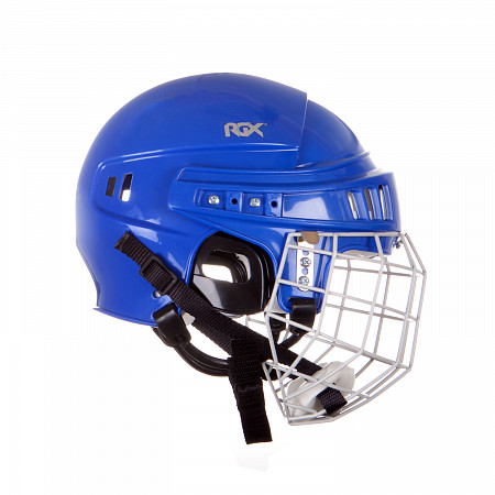 Шлем хоккейный игрока с маской RGX blue