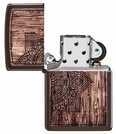 Зажигалка Zippo Wood Mandala Design 49184