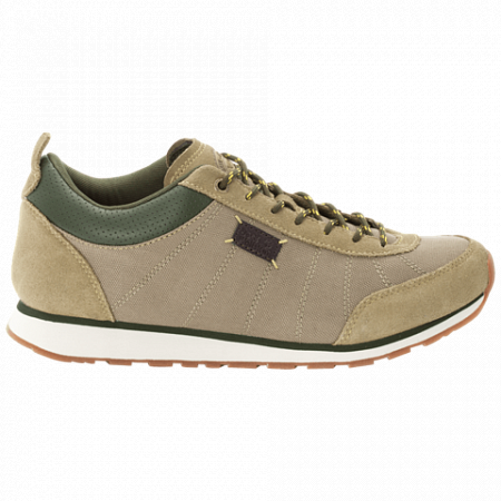 На картинке изображен Полуботинки мужские Jack Wolfskin Mountain Dna Low M khaki / dark moss Полуботинки мужские Jack Wolfskin Mountain Dna Low M khaki / dark moss
