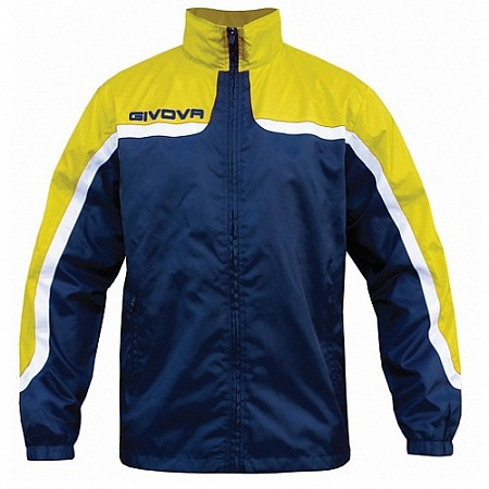 На картинке изображен Ветровка Givova Rain Asia RJ006 blue/yellow Ветровка Givova Rain Asia RJ006 blue/yellow