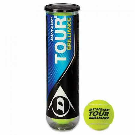 Мячи для большого тенниса Dunlop Tour Brilliance 4 шт