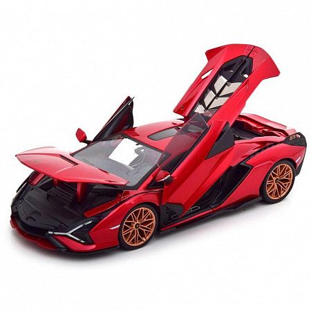 Машинка Bburago 1:18 Lamborghini Sian FKP 37 (18-11046) red