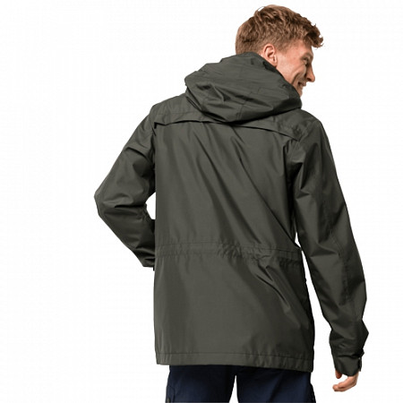 Куртка мужская Jack Wolfskin Bridgeport Jacket dark moss