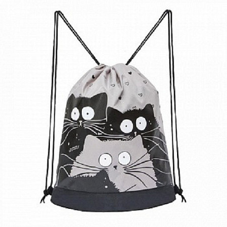 Мешок для обуви GRIZZLY OM-91-3 /4 light grey