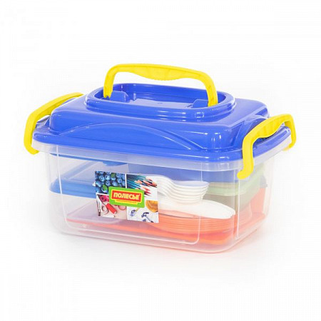 На картинке изображен Набор для пикника №7 Полесье на 6 персон 59161 Набор для пикника №7 Полесье на 6 персон 59161