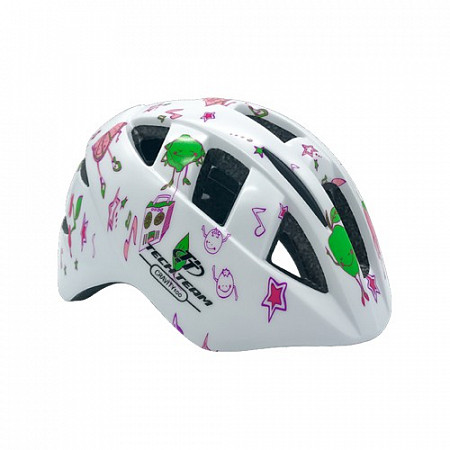 Шлем для роликовых коньков детский Tech Team Gravity 100 2019 white