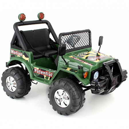 Электромобиль Racer A15 Jeep Green
