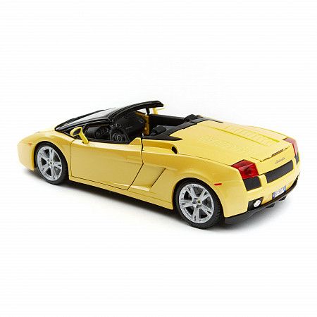 Машинка Bburago 1:18 Lamborghini Gallardo Spyder (18-12016) yellow