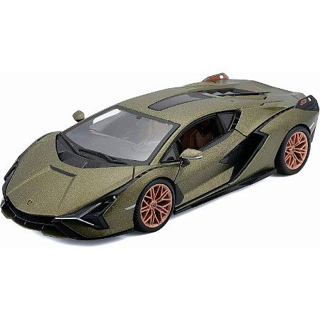 Машинка Bburago 1:24 Lamborghini Sián FKP 37 (18-21099) green