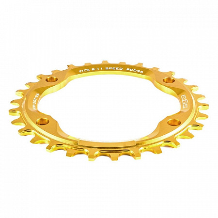 Звезда передняя A2Z NW chainring, 34T, gold, NW-34T-96-6