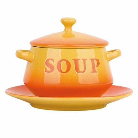 Горшочек Bekker 425 мл BK-7303 yellow