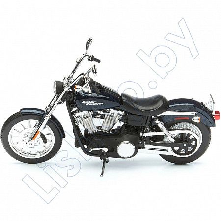 Масштабная модель мотоцикла Maisto 1:18 Harley Davidson 2006 FXBI Dyna Street Bob (31360) blue