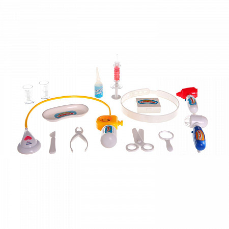 На картинке изображен Набор доктора Play Smart в чемодане 2552 Набор доктора Play Smart в чемодане 2552