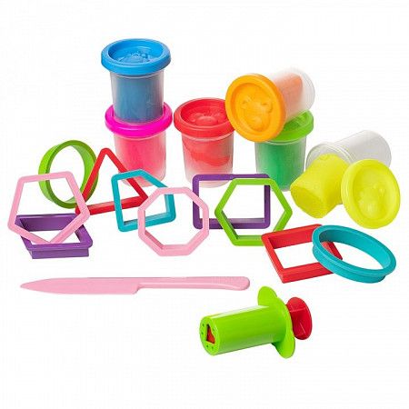 Набор для лепки Genio Kids-Art Тесто-пластилин Формы и фигуры  TA2005