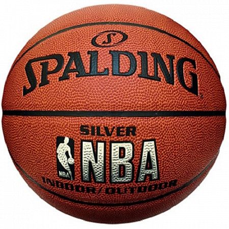 Мяч баскетбольный Spalding NBA Silver In/Out 7р