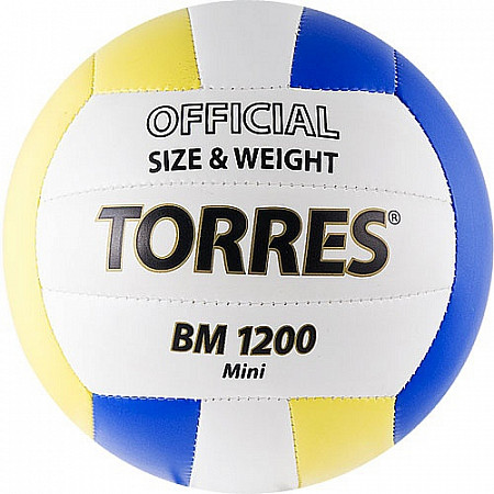 Мяч волейбольный Torres Сувенирный BM1200 Mini V30031 Blue/White/Yellow
