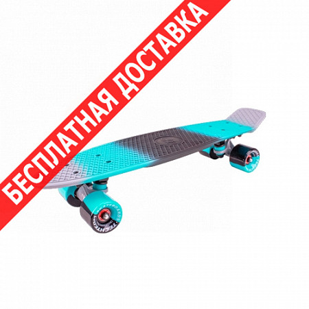 Penny board (пенни борд) Tech Team Multicolor 22" 2018 pink/turquoise/grey