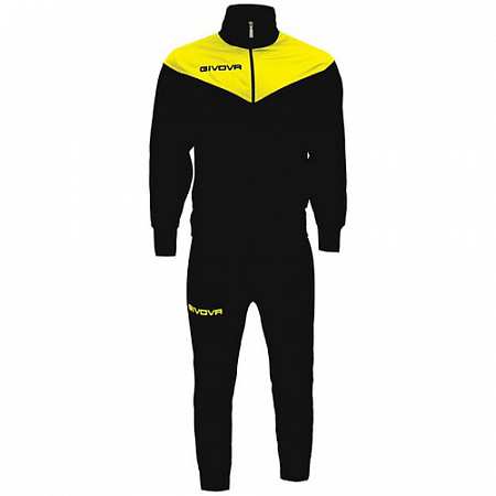 Спортивный костюм Givova Tuta Venezia TR030 black/yellow