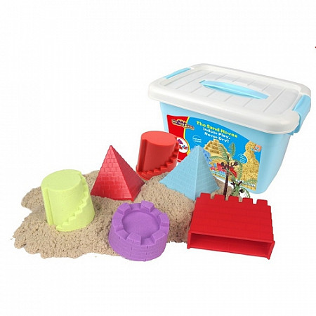 Набор игровой для лепки Motion Sand Кинетический песок с формочками MS-21A 1 кг
