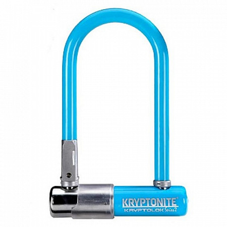 Замок-скоба Kryptonite U-locks Kryptolok Mini-7 FlexFrame-U bracket blue 720018000000