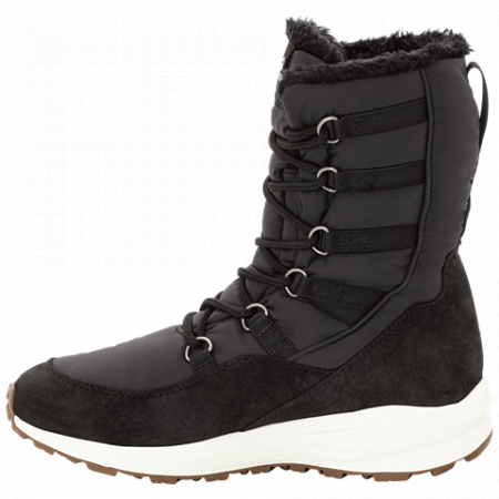 На картинке изображен Ботинки женские Jack Wolfskin Nevada Texapore High W black / off-white Ботинки женские Jack Wolfskin Nevada Texapore High W black / off-white