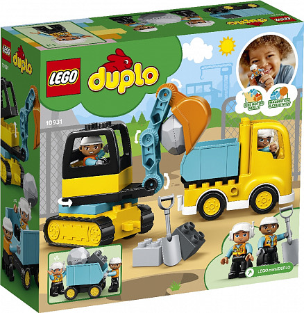 Конструктор LEGO Duplo Грузовик и гусеничный экскаватор 10931