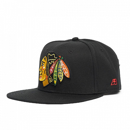 Бейсболка Atributika&Club NHL Chicago Blackhawks 31084 black/red