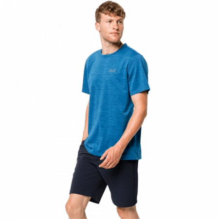 Футболка мужская Jack Wolfskin Hydropore Xt Men brilliant blue