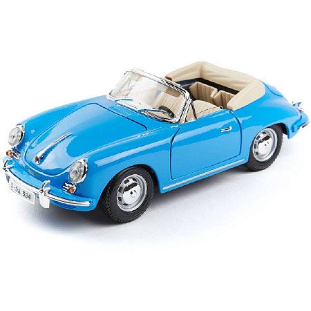 Машинка Bburago 1:18 Porsche 356B Cabriolet 1961 (18-12025) blue