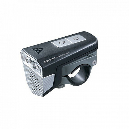 Велофара передняя Topeak SoundLite USB TMS076B black