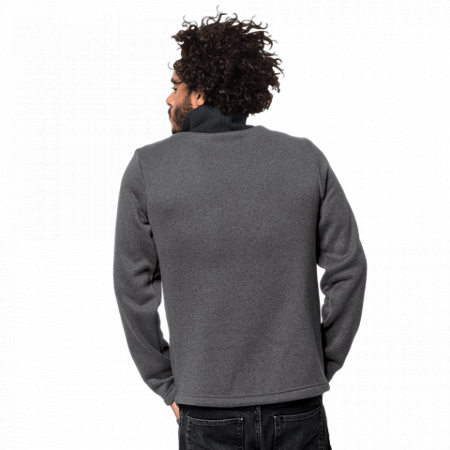 Пуловер мужский Jack Wolfskin Scandic Pullover Men tarmac grey