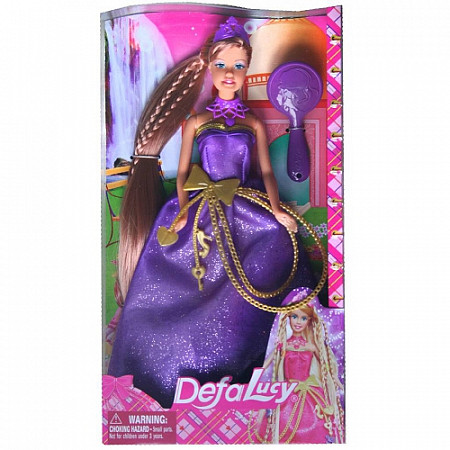Кукла Defa Королева 8195 purple