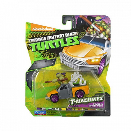 Игрушка Turtles Машинка 7 см, Донни на подъемнике 97223