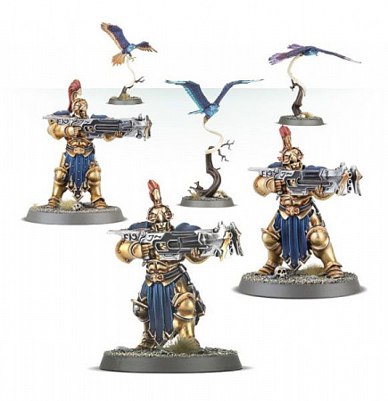 На картинке изображен Фигурки Games Workshop Warhammer: Stormcast Eternals Vanguard-Raptors 96-30 Фигурки Games Workshop Warhammer: Stormcast Eternals Vanguard-Raptors 96-30