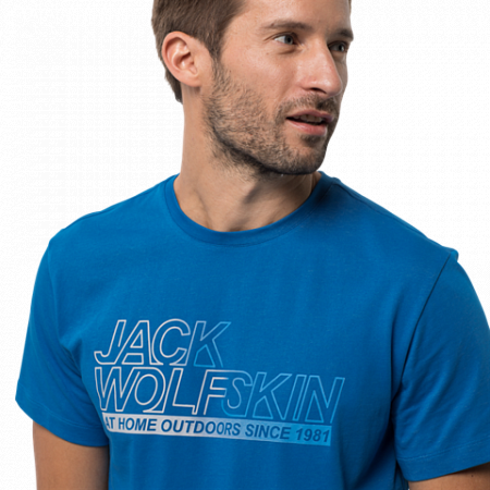 Футболка мужская Jack Wolfskin Ocean T M electric blue